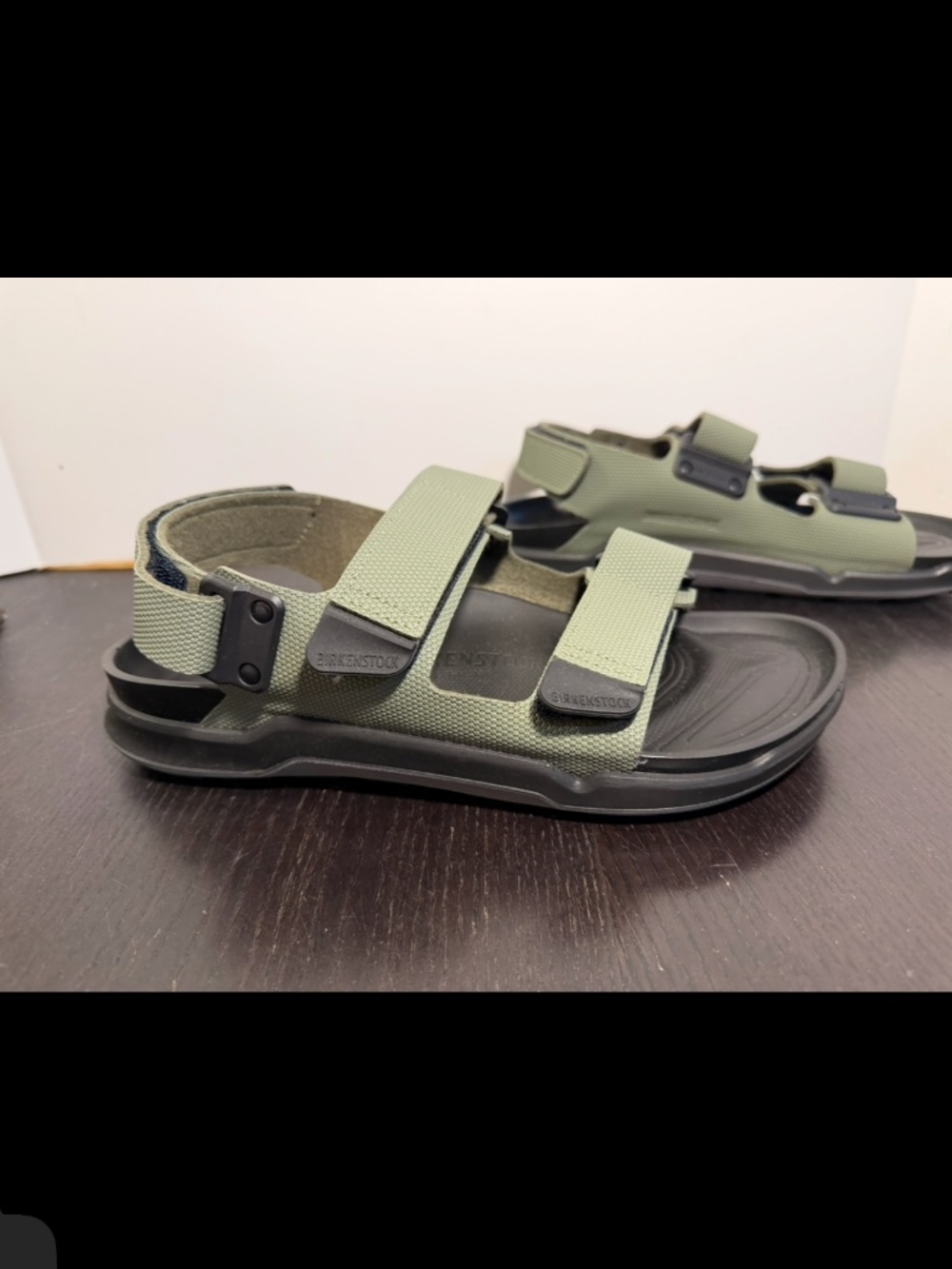 NWOT Birkenstock Tatacoa Birko-Flor Sandals Futura Khaki EU 42/Men 9/Women 11